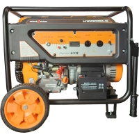 موتور برق هواسدان 9 کیلووات مدل H10000D-G با چرخ و دسته حمل