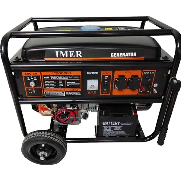موتور برق ایمر مدل LT9000EB 7 کیلووات با رگلاتور AVR و استارت دستی