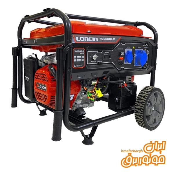 موتور برق 10 کیلووات بنزینی لانسین مدل LC10000D-S مناسب جوشکاری و صنعتی